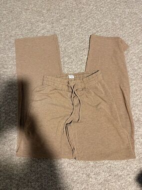Wilfred Men's Drawstring Joggers in Tan Brown